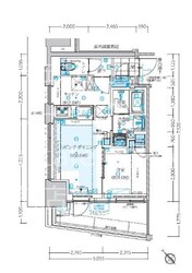 レーベン福岡天神ONETOWERの物件間取画像